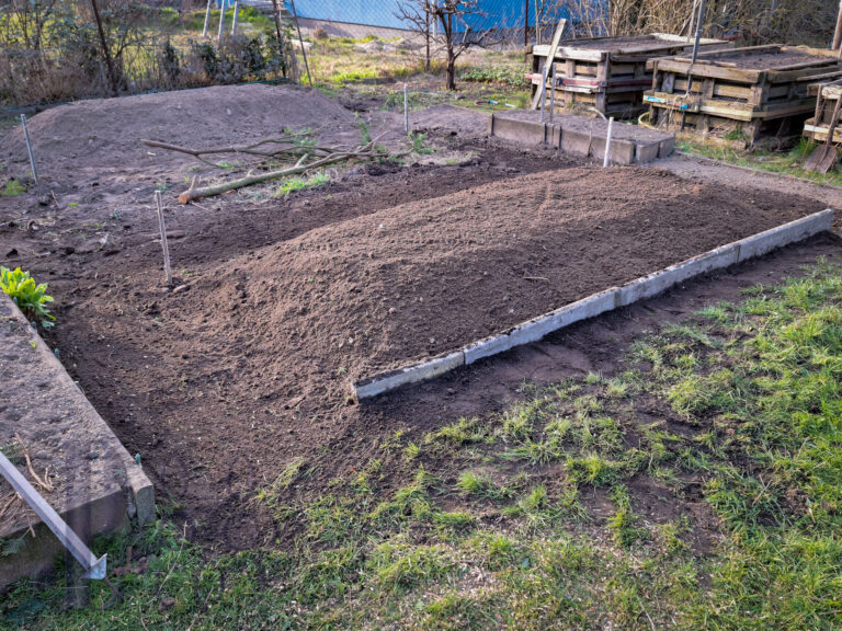 Neue Hügelbeete für das kommende Jahr